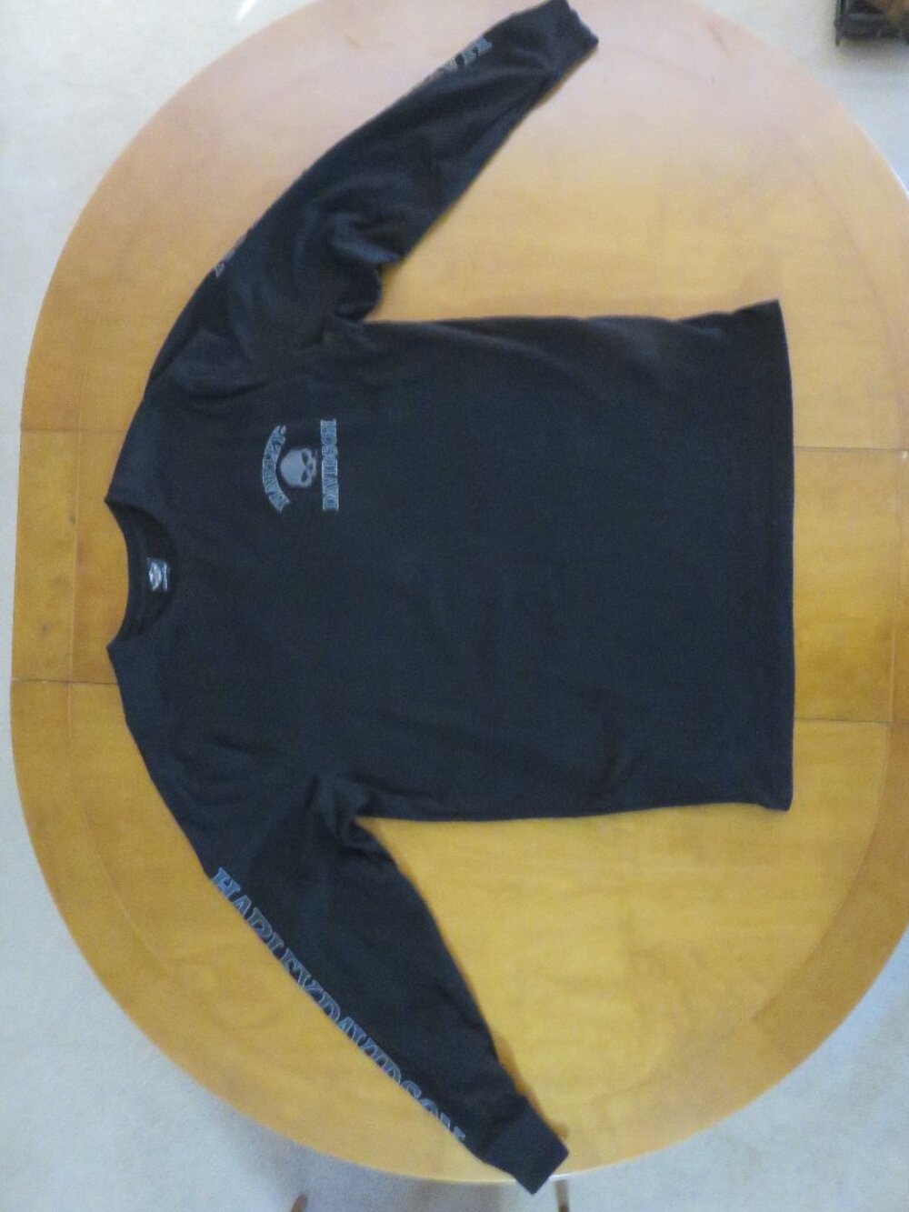 Harley-Davidson L/S Shirt with Willie G Skull Print